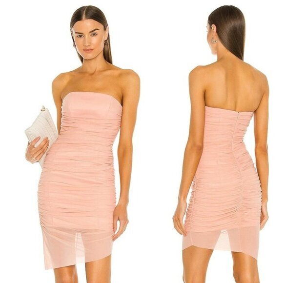 MAJORELLE Ursula Dress - Nude